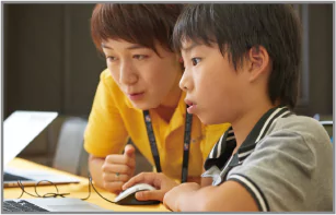 マウスの操作が中心だから、簡単にプログラミングに挑戦できる