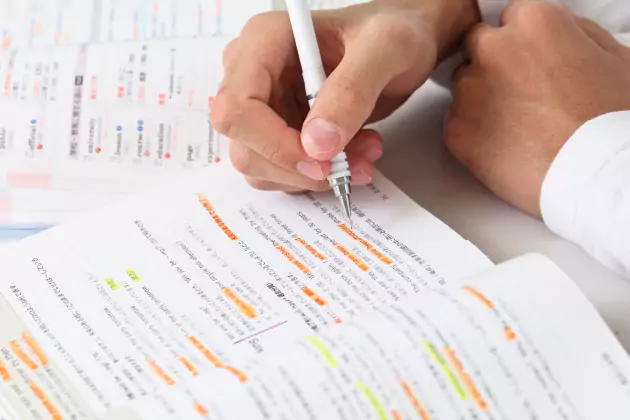 定期テストがどこから出題されるかを踏まえて対策します